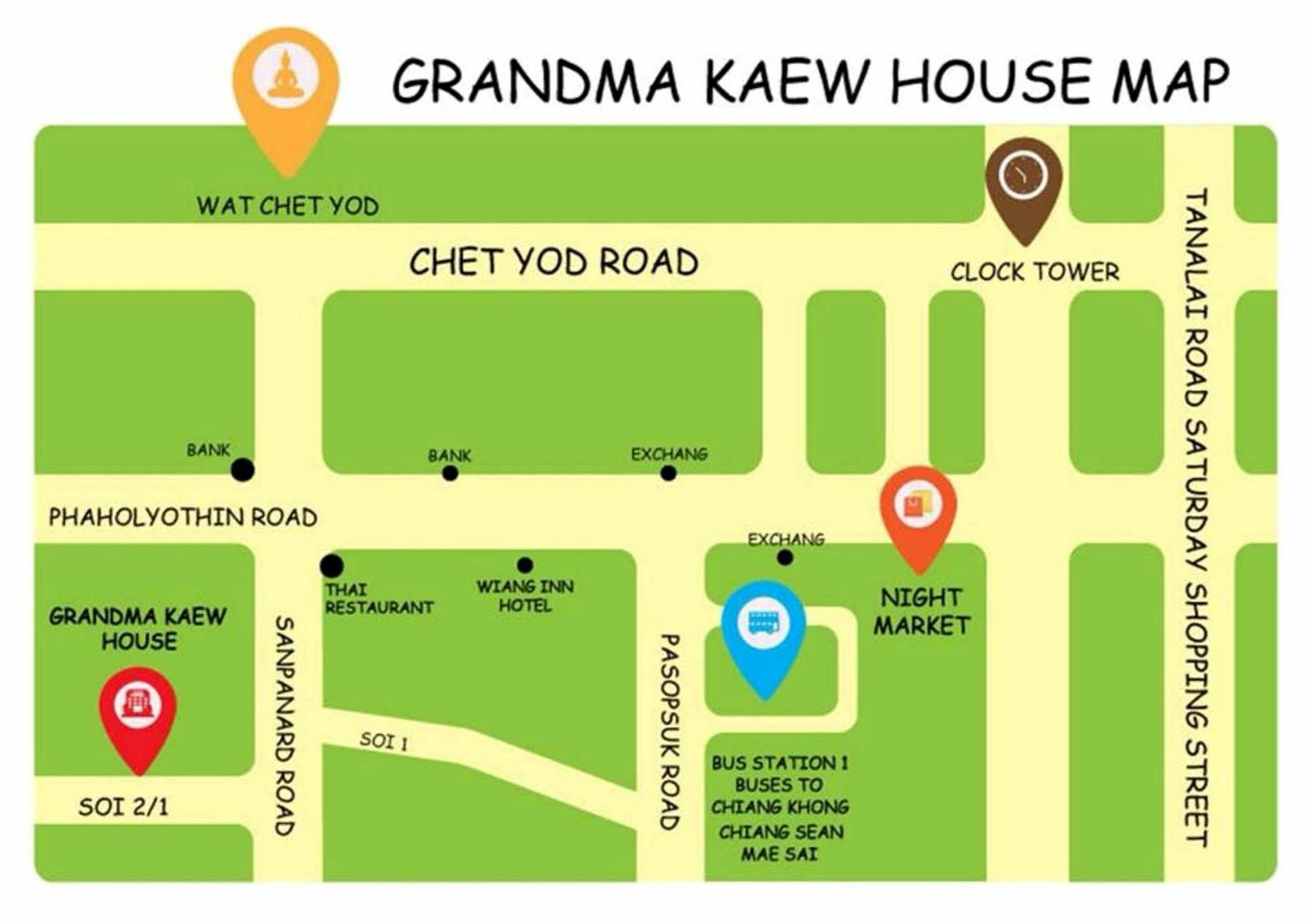 Grandma Kaew House Hotel Chiang Rai Luaran gambar